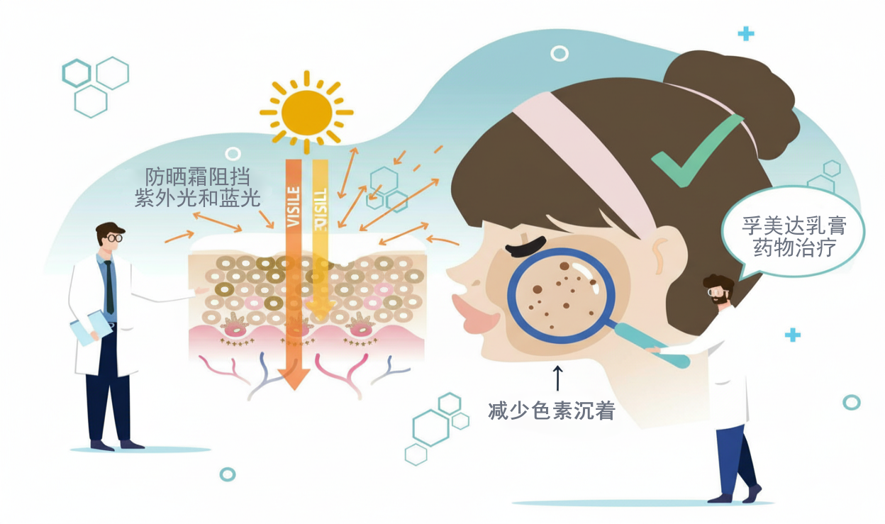 黄褐斑治疗时必须用什么样的防晒霜？